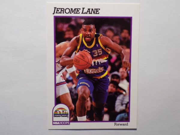 A basketball card with Lane, Jerome on it.