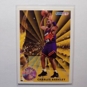 A basketball card with Charles Barkley on it.