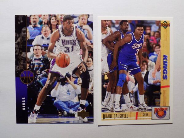 Causwell and Duane basketball cards.