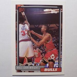 A Cartwright, Bill card with two players on it.