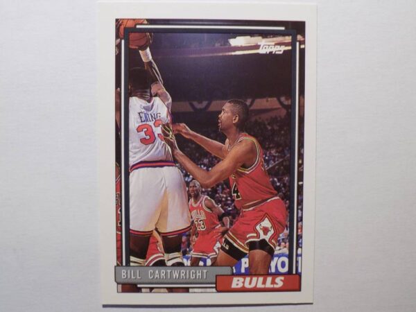 A Cartwright, Bill card with two players on it.