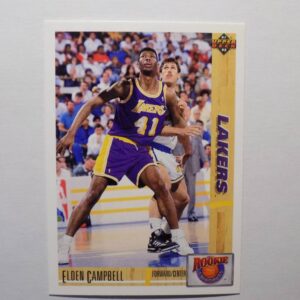 A Campbell, Elden card with a lakers player on it.