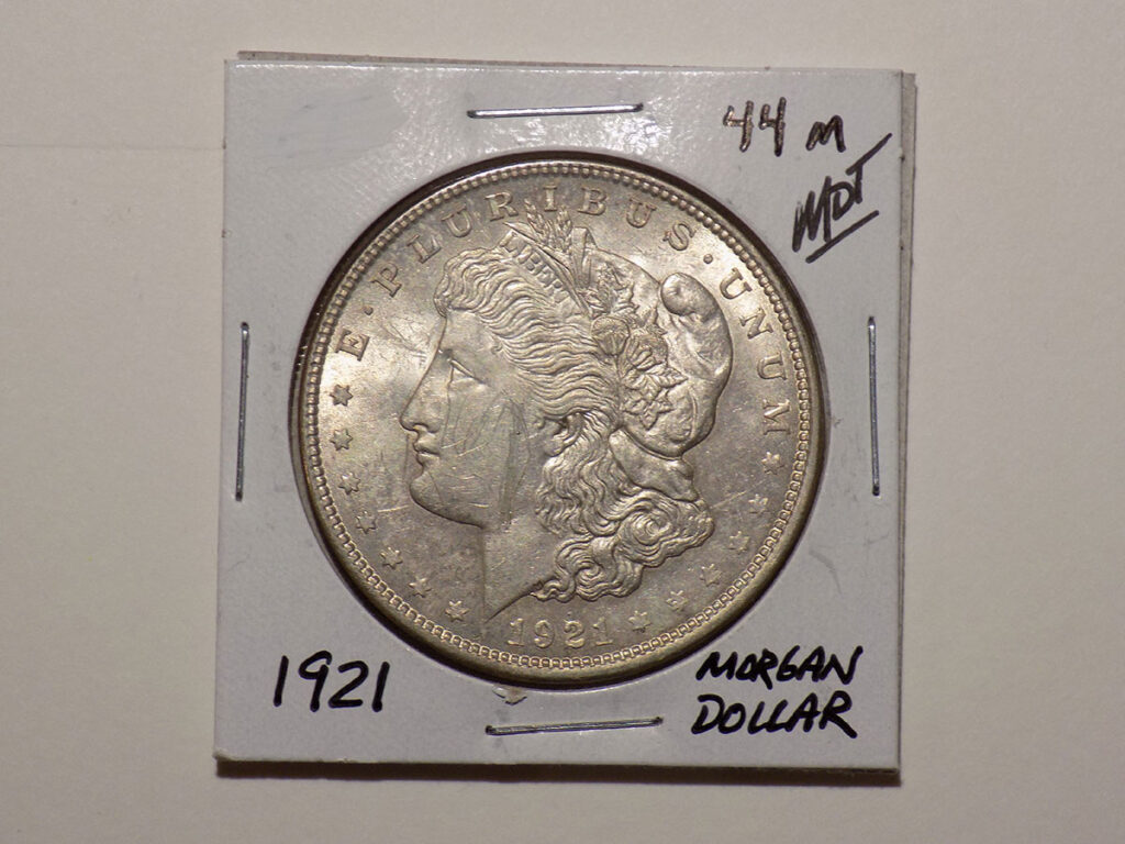 Image of the 1921 Morgan Silver Dollar