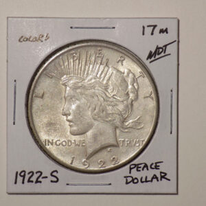 Image of the 1922 Peace Dollar Coint