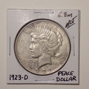 Image of the 1923 D Peace Dollar Coin