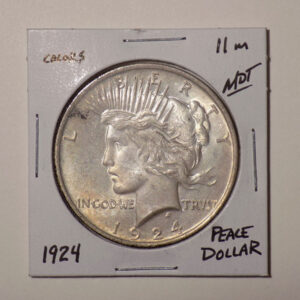 Picture of the Peace Dollar 1924 Coint