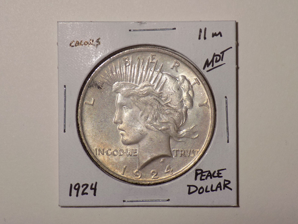 Picture of the Peace Dollar 1924 Coint