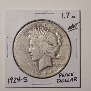 1924 S Peace Dollar Coin Image