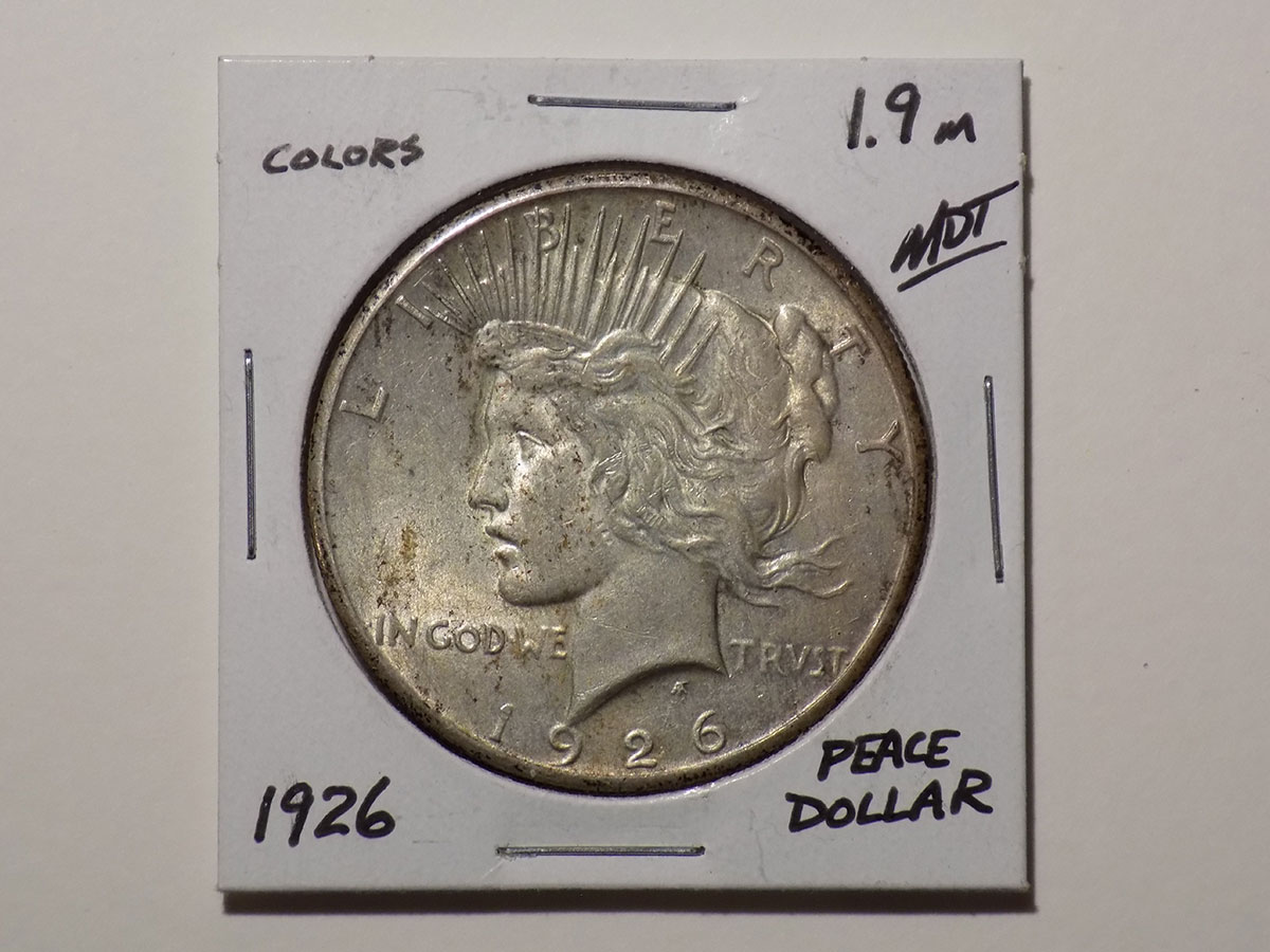 Image of the Peace Dollar 1926