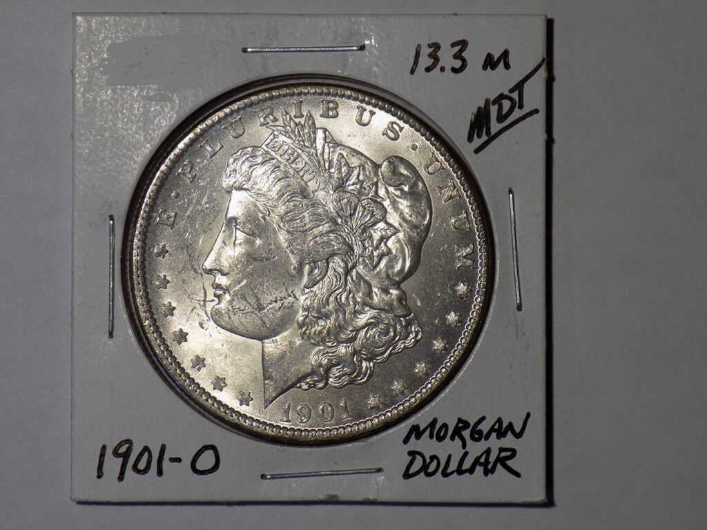 Picture of the 1901 O Morgan Dollar