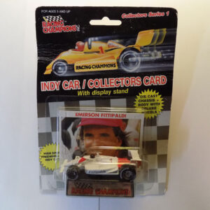 Emerson Fittipaldi Indy car collector's card.