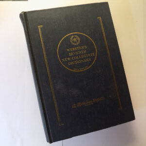 Book Webster Seventh New Collegiate Dictionary