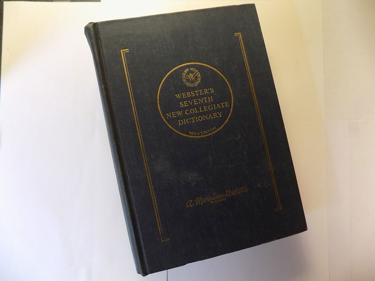 Book Webster Seventh New Collegiate Dictionary