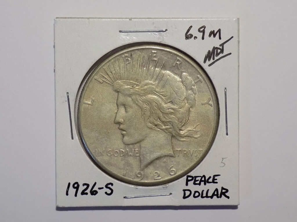 Picture of 1923S Peace Silver Dollar