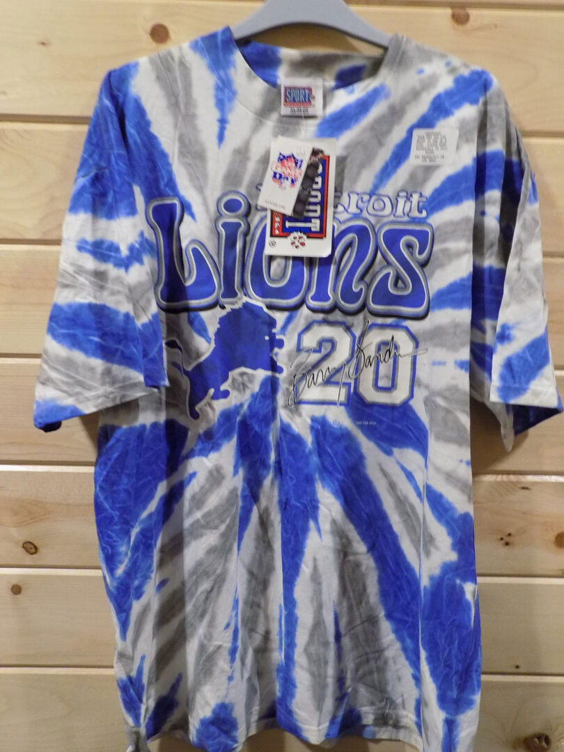 Barry Sanders XL # 20 Tie-Dye T-shirt