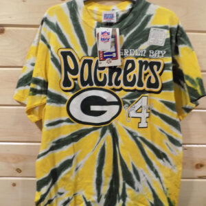 Brett Favre Large # 4 Tie-Dye T-shirt