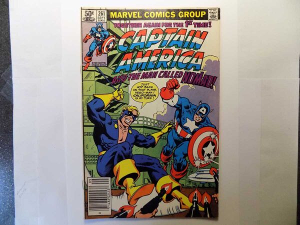 Picture of The Captain America Comic Book