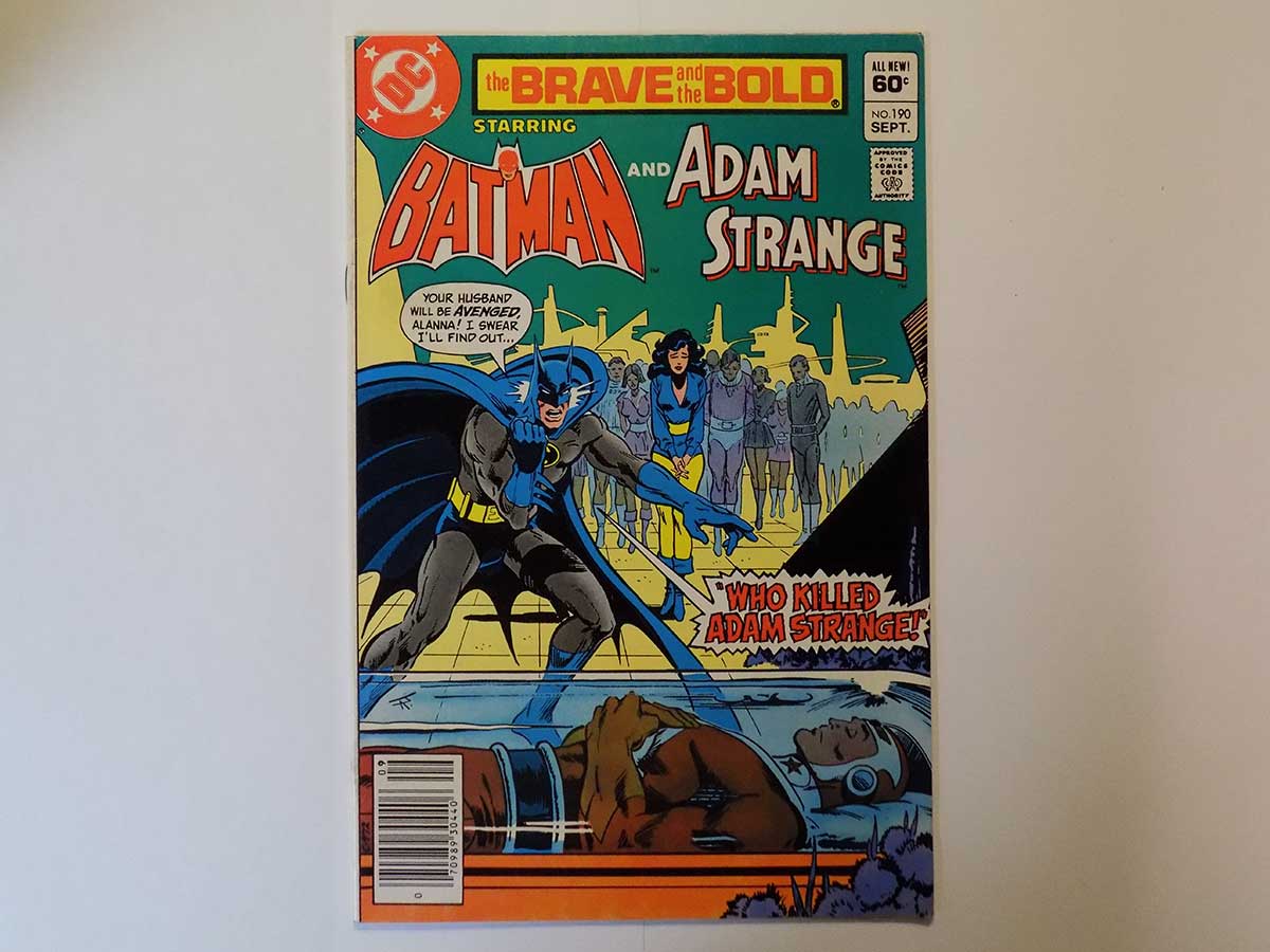 Batman and Adam Strange Comic Book 190