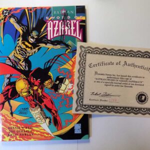 Batman Sword of Azrael DC Comic Book Signed 1788