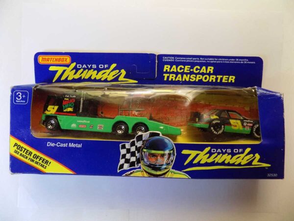 Matchbox Days of Thunder race car transporter.