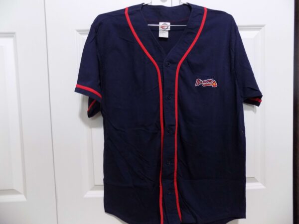 Atlanta Braves 100% Cotton Jersey Adult Large (Used)