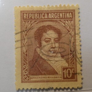 Republica Argentina Stamp red