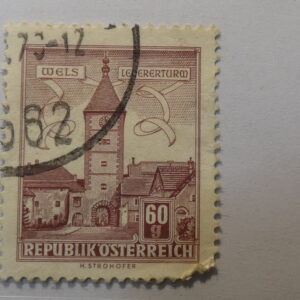 Austria Republic 'O'sterreich 60 Stamp Tan