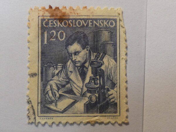 Ceskoslovensko 120 Stamp blue