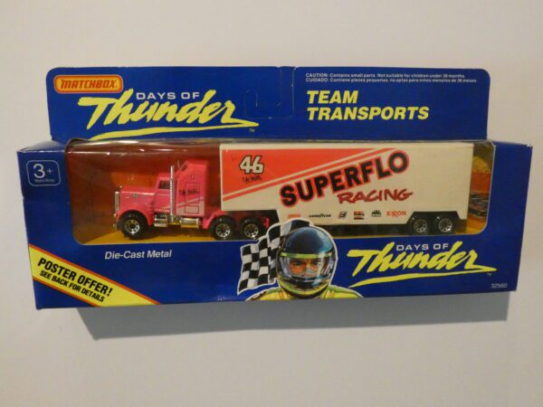 Days of Thunder die-cast Superflo Racing truck.