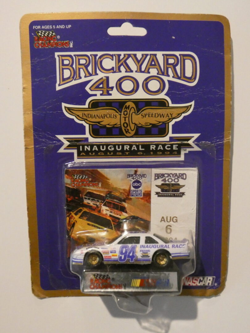 Brickyard 400 race car toy, #94, 1994