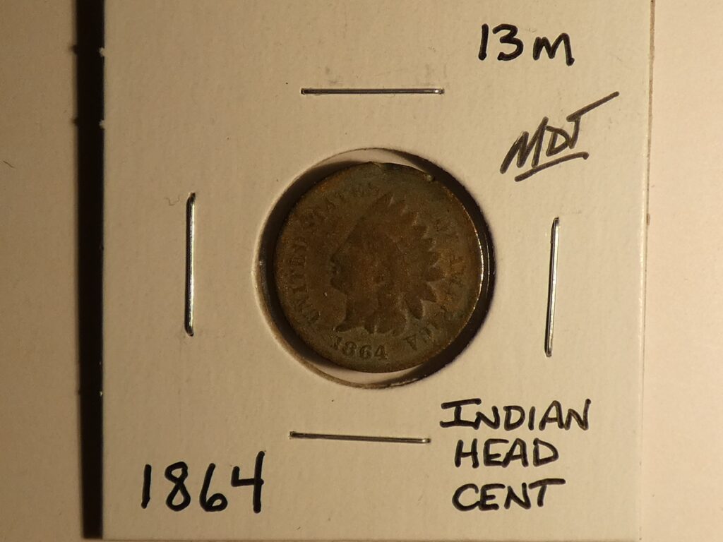 Image of the 1864 Indian Head Cent