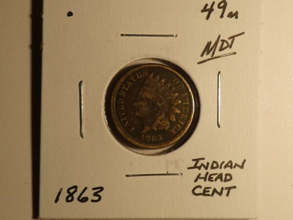 Picture of Ancient 1863 Indian Head Cent