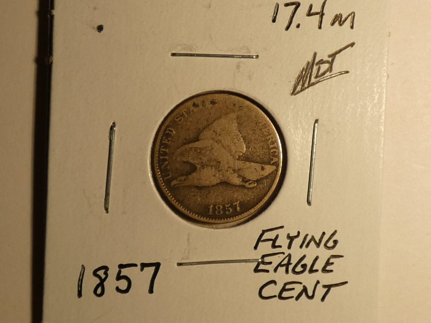 FLying Eagle Cent 1857 Coin Image