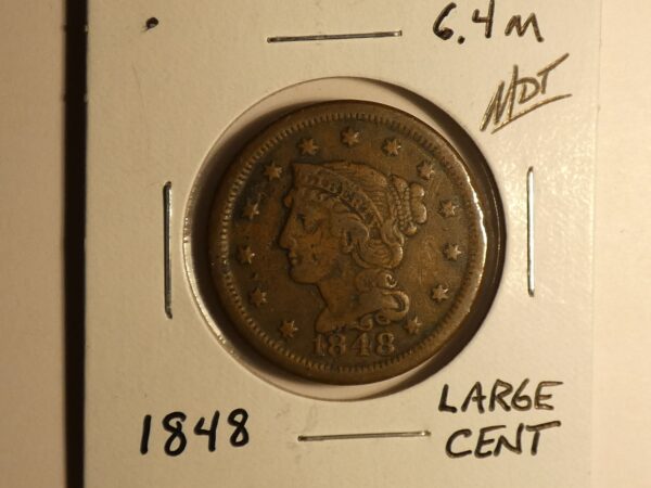 Picture of Ancient 1848 Large Cent