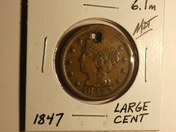 Picture of Ancient 1847 Large Cent