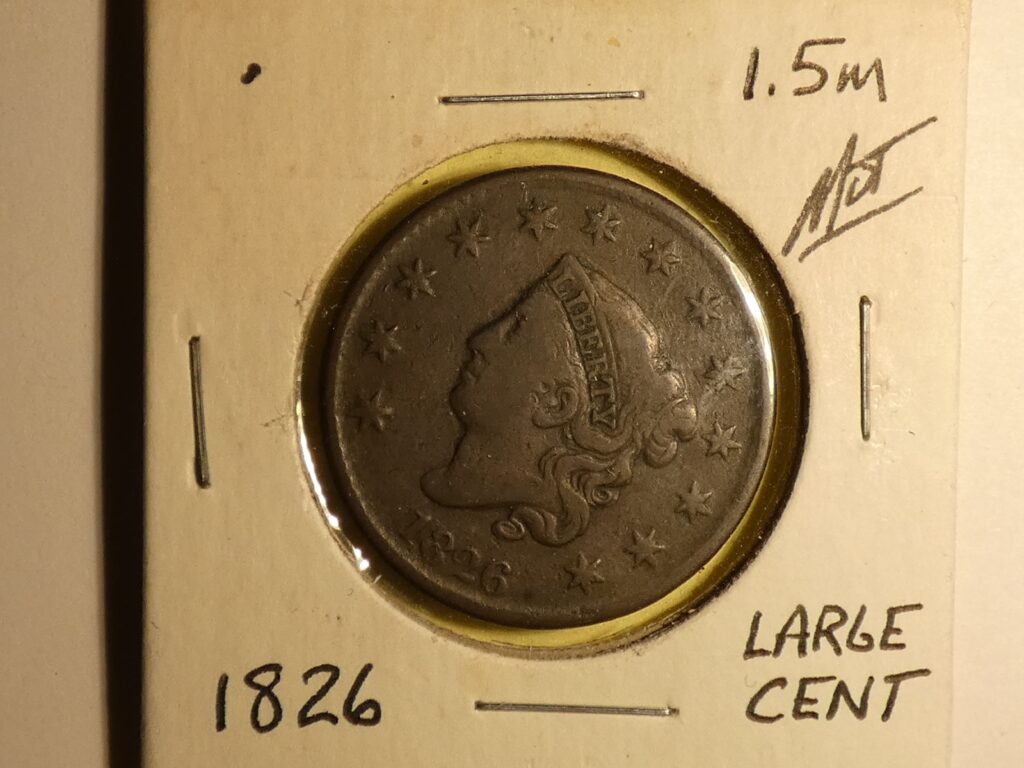 Picture of Ancient 1826 Large Cent