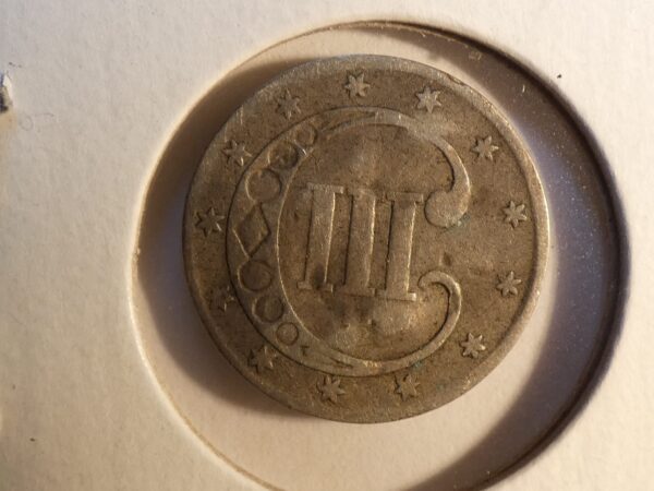 Made of Silver Trime 1852 Three Cent Piece