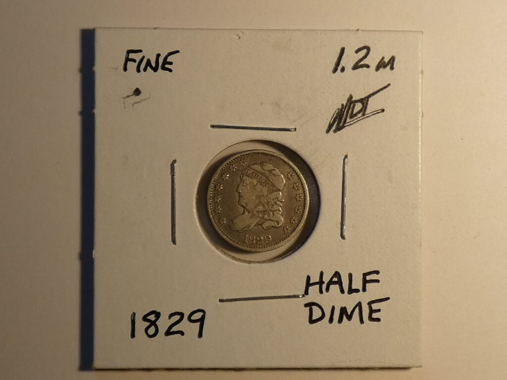 Picture of Ancient 1829 Half Dime