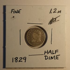 Picture of Ancient 1829 Half Dime