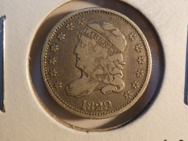 1829 Half Dime Silver Capped Bust