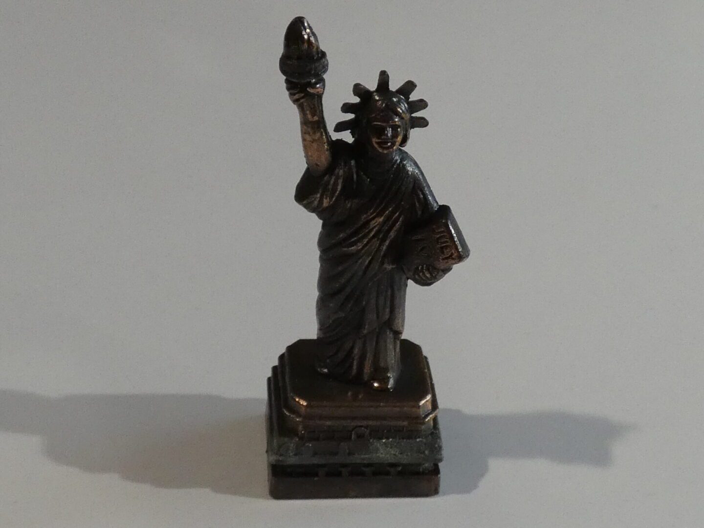 Small Statue of the Statue of Liberty.