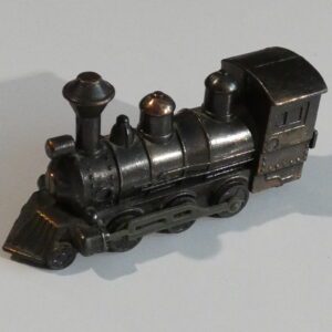 Vintage metal locomotive pencil sharpener.