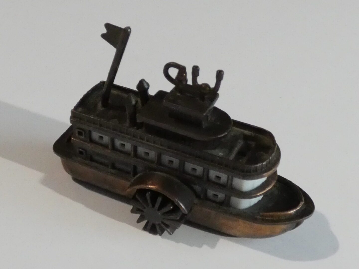 Vintage metal boat pencil sharpener.