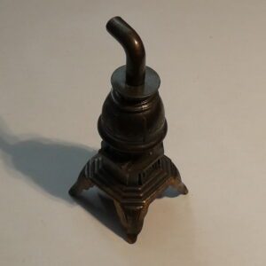 Vintage Brass Pencil Sharpener Pot Bellied Stove