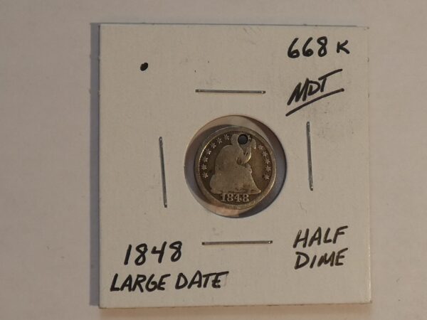 1848 Large Date Half Dime Image