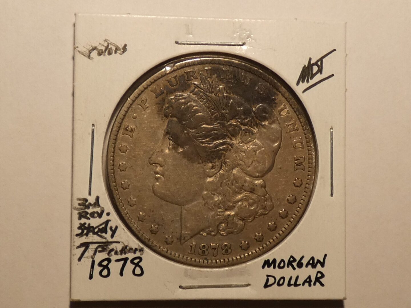 1878 Morgan Silver Dollar Coin