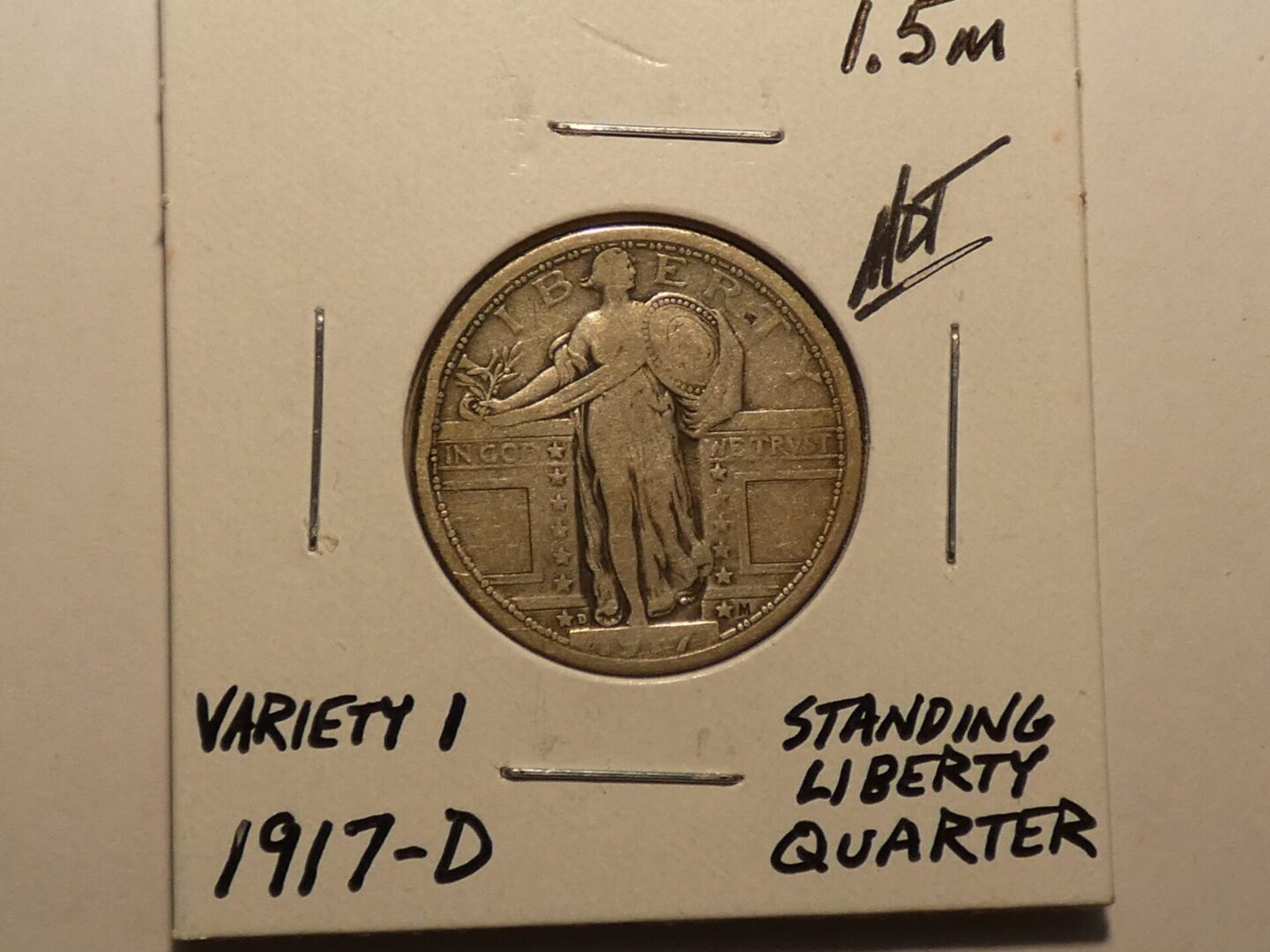 1917-D Standing Liberty Quarter