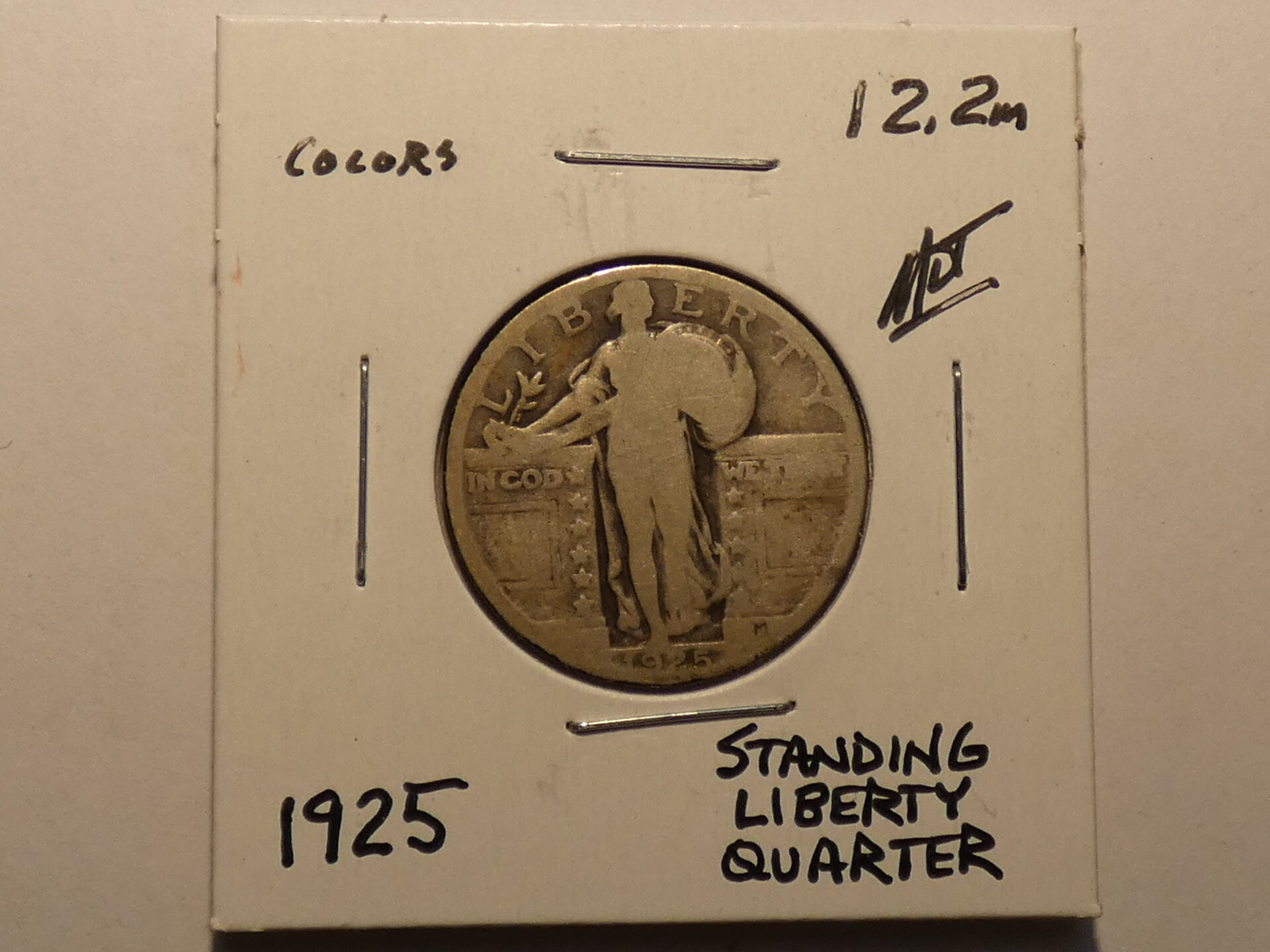 1925 Standing Liberty Quarter coin.