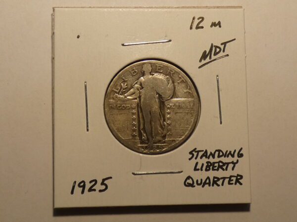 1925 Standing Liberty Quarter coin.