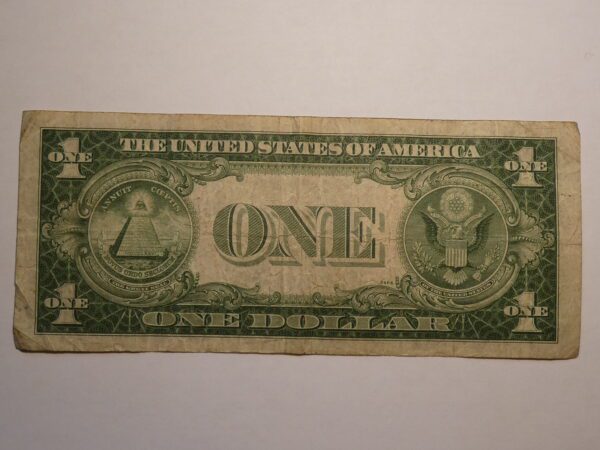 One dollar bill, United States of America.